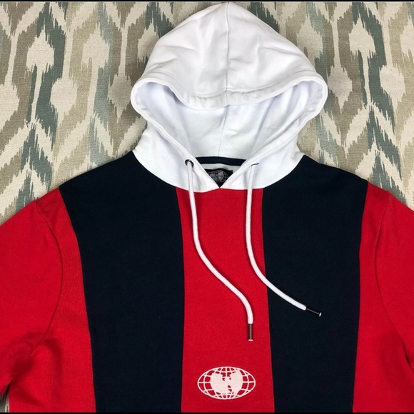 Wu Tang Wear Men Chamber Color Blocked Rare Hoodie - Picture 3 of 8